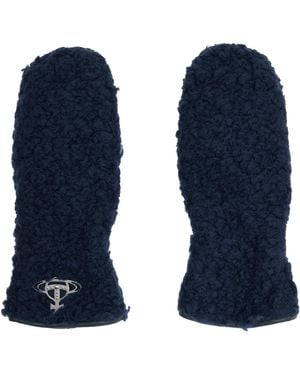 Vivienne Westwood Poodle Boa Mitts - Blue