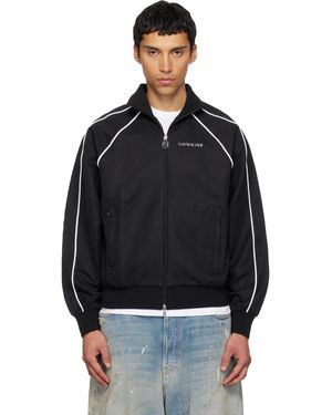 A Bathing Ape Blouson De Survêtement Noir À Motif Camouflage Line