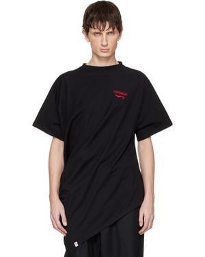 Charles Jeffrey Topsy Turvy T-Shirt - Black