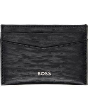 BOSS Logo Hardware Card Holder - Black