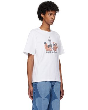 【関税込み】Carne Bollente ホワイト Rennt's Reveal Tシャツ White Rennt's Reveal T-shirt by Carne Bollente on Sale