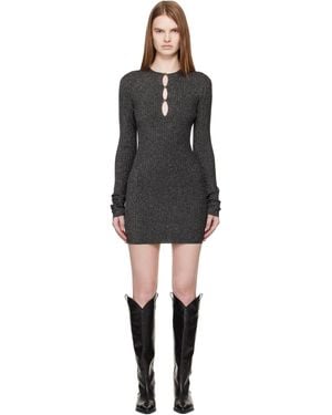 Amiri Ma Hardware Minidress - Black
