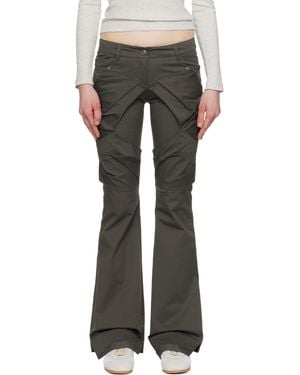 ● OPEN YY ● 25SS GATHERED BOOTCUT PANTS OPEN YY