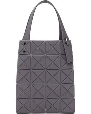 Issey Miyake Cabas Gris À Goussets