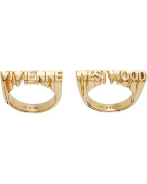 Vivienne Westwood Essex Ring Set - Black