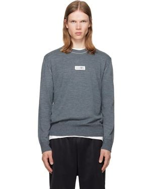 MM6 by Maison Margiela Wool Jumper - Grey