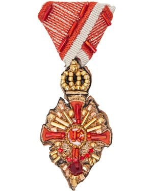 Undercover Uc2E1X03 Crown Brooch - Red