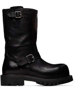 A Diciannoveventitre Octa Moto Boots - Black