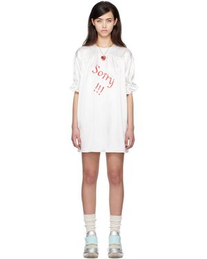 Im Sorry by Petra Collins Ssense Exclusive Jennyfax Edition Puff Sleeve Minidress - Black