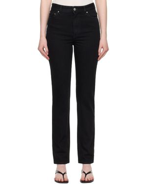 TOTEME High Slim Jeans - Black
