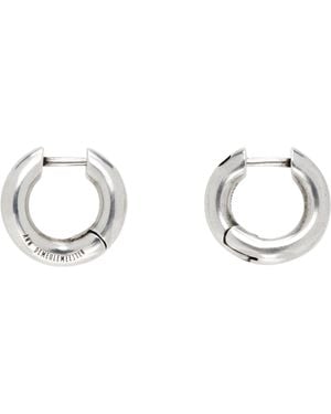 Ann Demeulemeester Mariela Anatomic Loop Earrings - Black