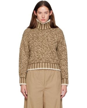 Moncler ウール タートルネック - ブラウン