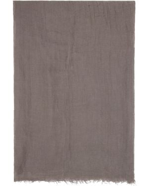 Rick Owens Temple Sandy Mega Scarf - Grey
