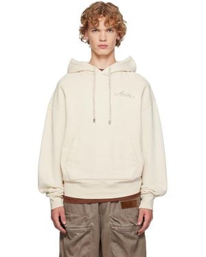 Amiri Pull À Capuche À Quadrigrammes Et À Damier - Neutre