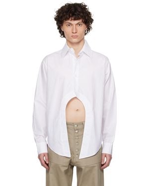 GmbH Ssense限定 ホワイト Geir シャツ