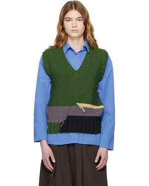YMC Heidi Sweater Vest - Green