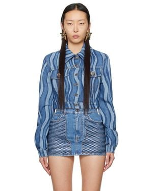 Area Indigo Sunray Denim Jacket - Blue