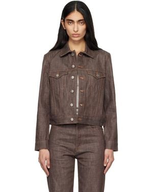 A.P.C. Dion Denim Jacket - Brown