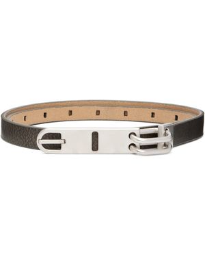 Rick Owens Tower Tongue Belt - Metallic