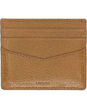 Lemaire Tan Gear Card Holder - Natural