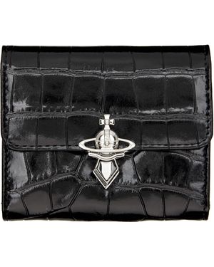 Vivienne Westwood Orb Clasp Wallet - Black