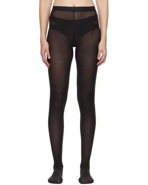 DURAZZI MILANO Fringe Tights - Black