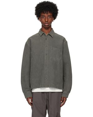 John Elliott Solid Hemi Oversized Shirt - Black