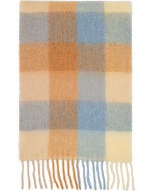 Holzweiler Écharpe Fresia Bleu Et Brun
