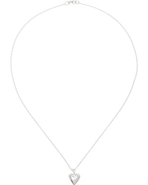 Sophie Buhai Tiny Heart Pendant Necklace - Metallic
