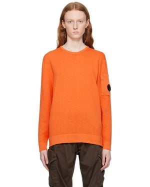 C.P. Company C.p. Company Orange Crewneck Jumper