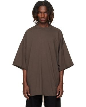 Rick Owens Temple Tommy T-Shirt - Brown