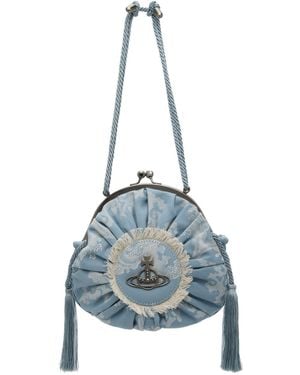 Vivienne Westwood Rosie Circle Frame Crossbody Bag - Blue