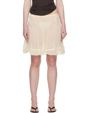 Paloma Wool Off- Nabi Miniskirt - Natural
