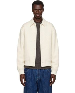 Jacquemus Off- 'The Feltro' Bomber Jacket - Natural