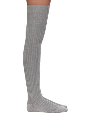 Baserange Two-Pack & Overknee Socks - Black