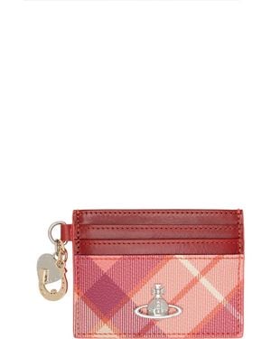 Vivienne Westwood レッド＆ピンク チャーム カードケース