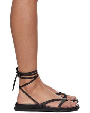Ancient Greek Sandals ブラック Glykeria サンダル - ブラウン