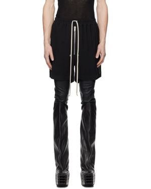 Rick Owens Hollywood Bela Boxers Shorts - Black