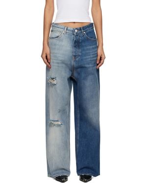 Vetements Degrade Effect Jeans - Blue