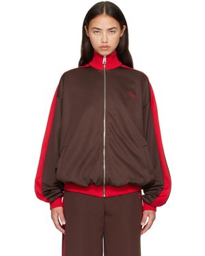 Coperni Blouson De Survêtement Surdimensionné Brun - Rouge