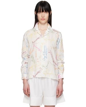 Bode Signature Scrawl Shirt - Multicolor