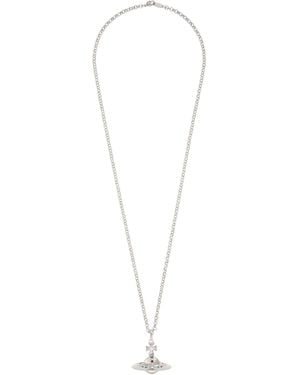 Vivienne Westwood Collier À Petit Pendentif D'Orbe - Noir