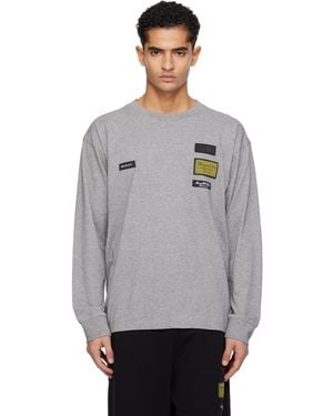 MM6 by Maison Margiela Long-Sleeve T-Shirt - Grey