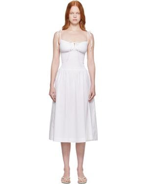 GUIZIO Lura Midi Dress - Black