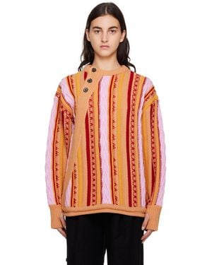 Adererror Buttoned Jumper - Orange