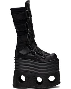 Vetements New Rockエディション ブラック Tower プラットフォーム ブーツ