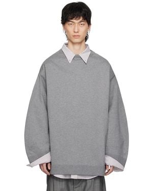 Hed Mayner Oversized Sweatshirt - Grey