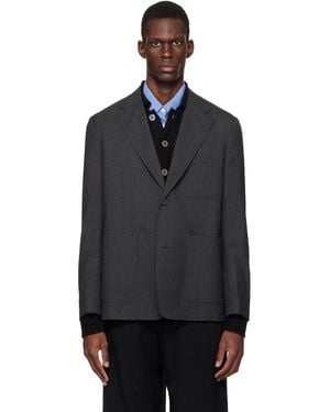 mfpen Patch Pocket Blazer - Black