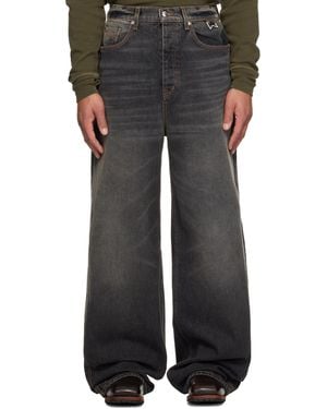 Rhude Jean Ample Traxedo Gris - Noir