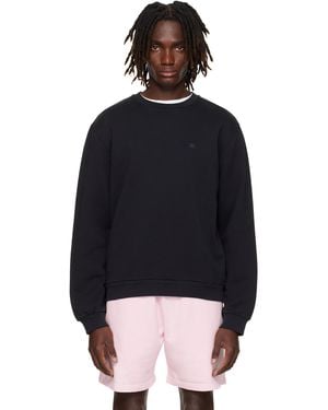 Acne Studios Crewneck Fleece Sweatshirt - Black
